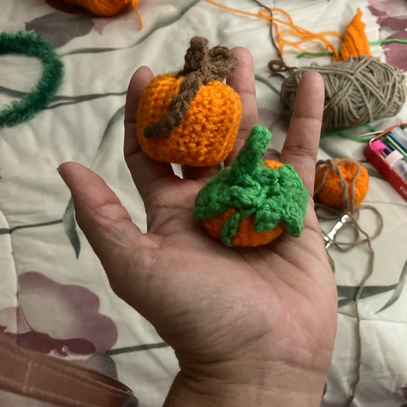 Pumpkins amigurumi crochet by Tinysta - Picture 2 of 3